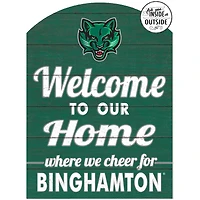 Green Binghamton Bearcats 16'' x 22'' Marquee Sign
