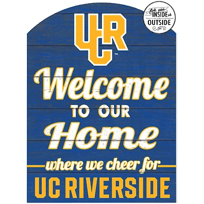 Blue UC Riverside Highlanders 16'' x 22'' Marquee Sign