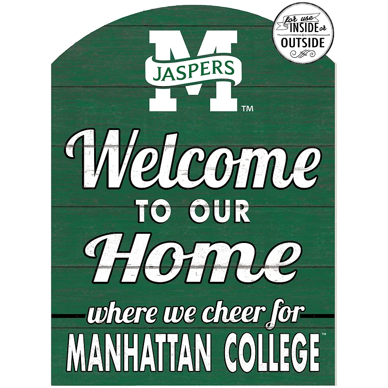 Green Manhattan Jaspers 16'' x 22'' Marquee Sign