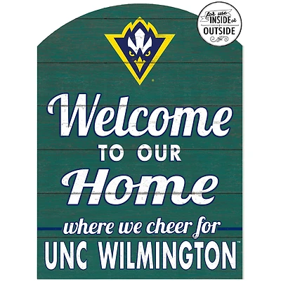 Teal UNC Wilmington Seahawks 16'' x 22'' Marquee Sign