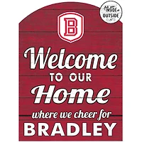 Red Bradley Braves 16'' x 22'' Marquee Sign