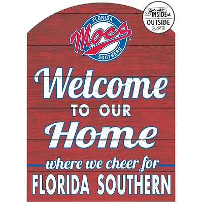 Scarlet Florida Southern Moccasins 16'' x 22'' Marquee Sign