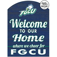 Blue Florida Gulf Coast Eagles 16'' x 22'' Marquee Sign