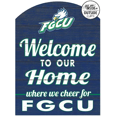 Blue Florida Gulf Coast Eagles 16'' x 22'' Marquee Sign