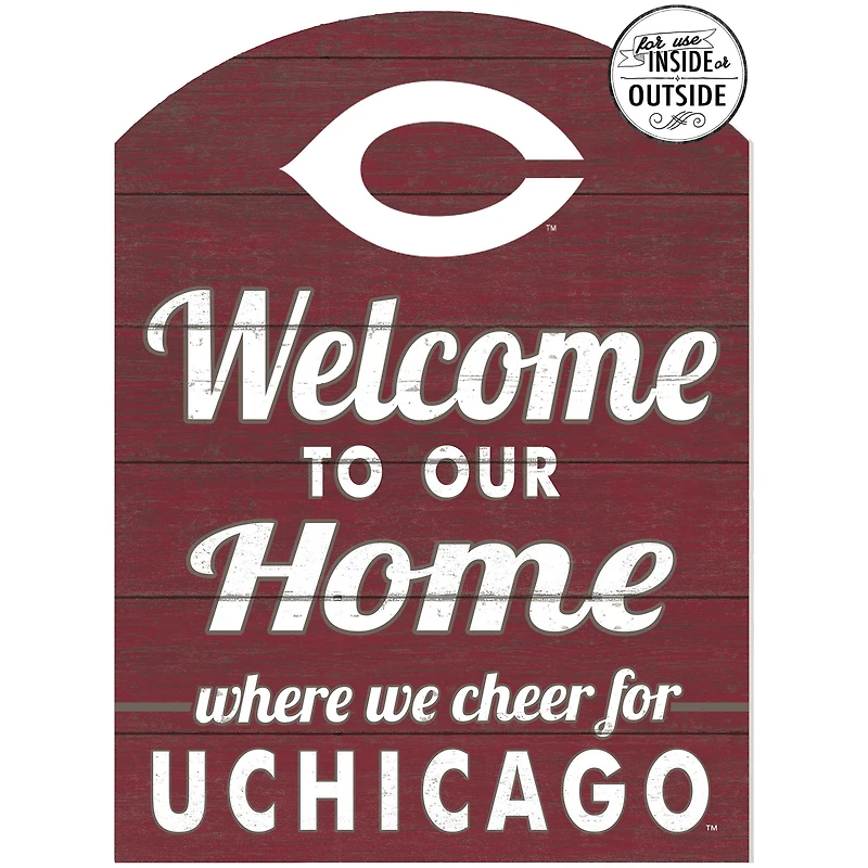 Maroon UChicago Maroons 16'' x 22'' Marquee Sign