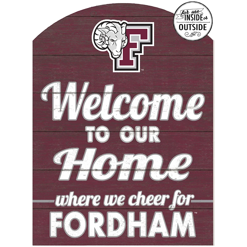 Maroon Fordham Rams 16'' x 22'' Marquee Sign