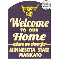 Purple Minnesota State Mavericks 16'' x 22'' Marquee Sign