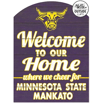 Purple Minnesota State Mavericks 16'' x 22'' Marquee Sign