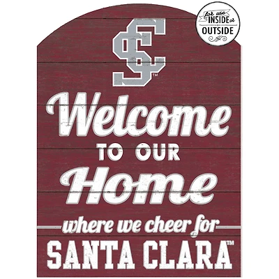 Maroon Santa Clara Broncos 16'' x 22'' Marquee Sign