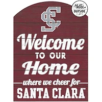 Maroon Santa Clara Broncos 16'' x 22'' Marquee Sign