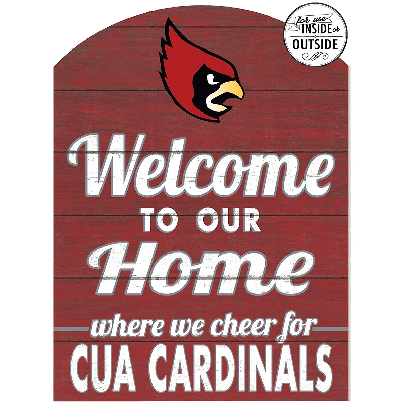 Red Catholic University Cardinals 16'' x 22'' Marquee Sign