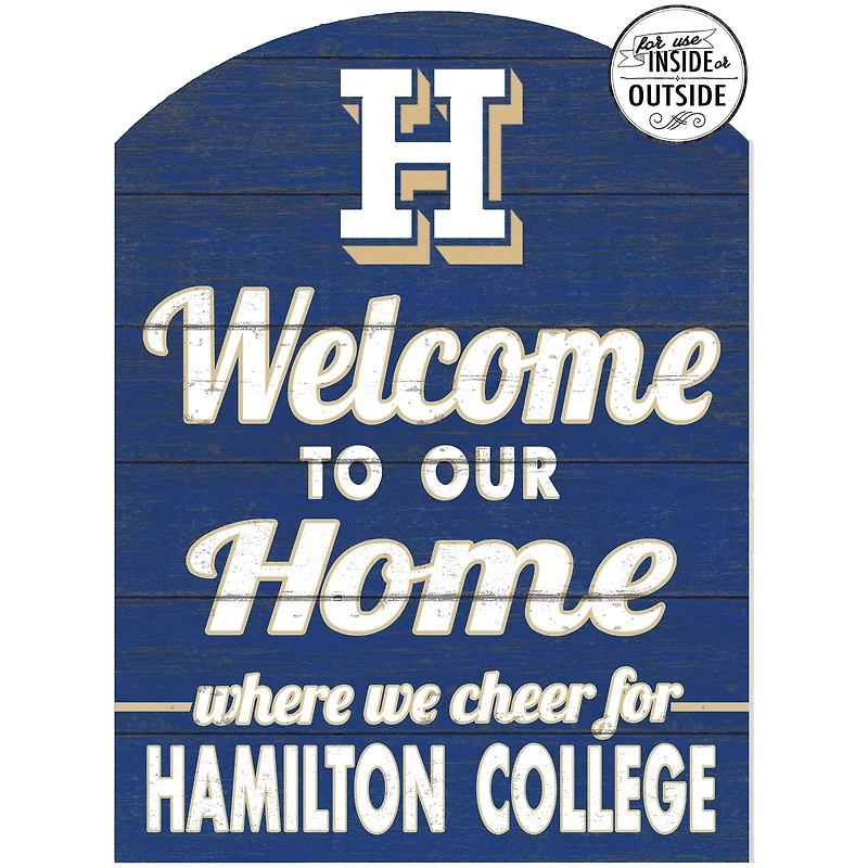 Blue Hamilton Continentals 16'' x 22'' Marquee Sign
