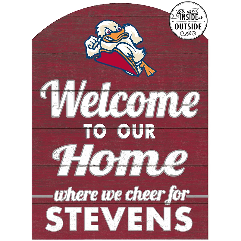 Red Stevens Institute of Technology Ducks 16'' x 22'' Marquee Sign