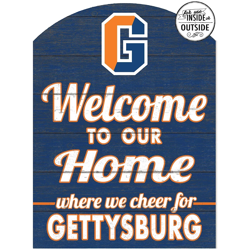 Blue Gettysburg Bullets 16'' x 22'' Marquee Sign