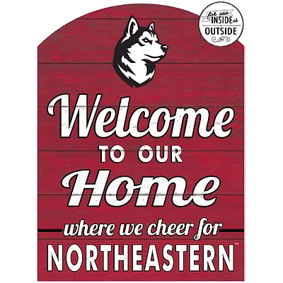 Red Northeastern Huskies 16'' x 22'' Marquee Sign