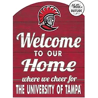 Red University of Tampa Spartans 16'' x 22'' Marquee Sign