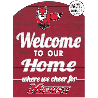 Red Marist Red Foxes 16'' x 22'' Marquee Sign