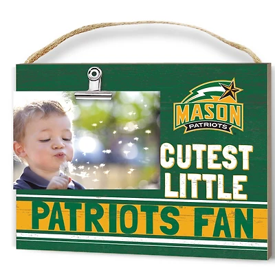 Green George Mason Patriots 8'' x 10'' Cutest Little Team Logo Clip Photo Frame