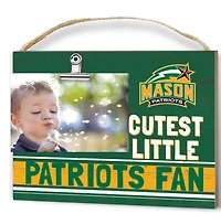 Green George Mason Patriots 8'' x 10'' Cutest Little Team Logo Clip Photo Frame