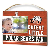Orange Ohio Northern Polar Bears 8'' x 10'' Cutest Little Team Logo Clip Photo Frame