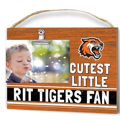 Orange Rochester Institute of Technology Tigers 8'' x 10'' Cutest Little Team Logo Clip Photo Frame