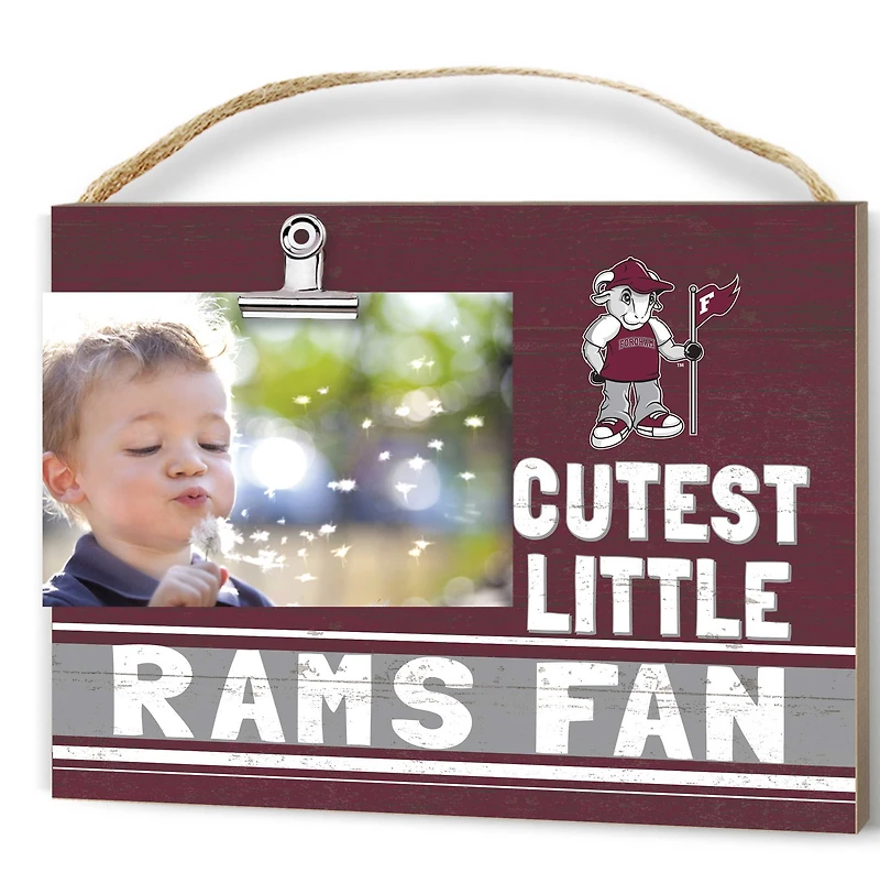 Maroon Fordham Rams 8'' x 10'' Cutest Little Team Logo Clip Photo Frame