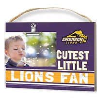 Purple Emerson College Lions 8'' x 10'' Cutest Little Team Logo Clip Photo Frame