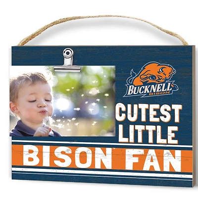 Blue Bucknell Bison 8'' x 10'' Cutest Little Team Logo Clip Photo Frame