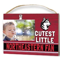 Red Northeastern Huskies 8'' x 10'' Cutest Little Team Logo Clip Photo Frame