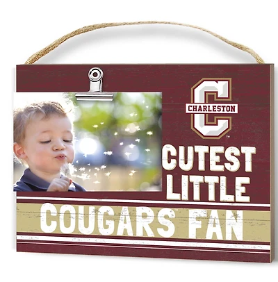 Maroon Charleston Cougars 8'' x 10'' Cutest Little Team Logo Clip Photo Frame