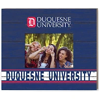 Navy Duquesne Dukes 11'' x 13'' Team Spirit Scholastic Picture Frame