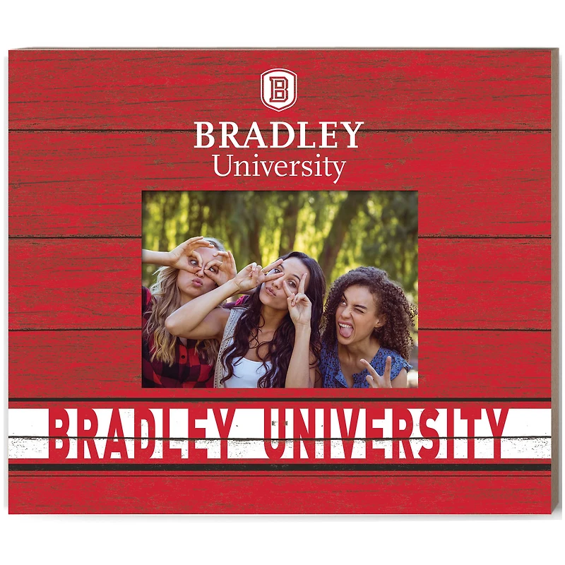 Red Bradley Braves 11'' x 13'' Team Spirit Scholastic Picture Frame