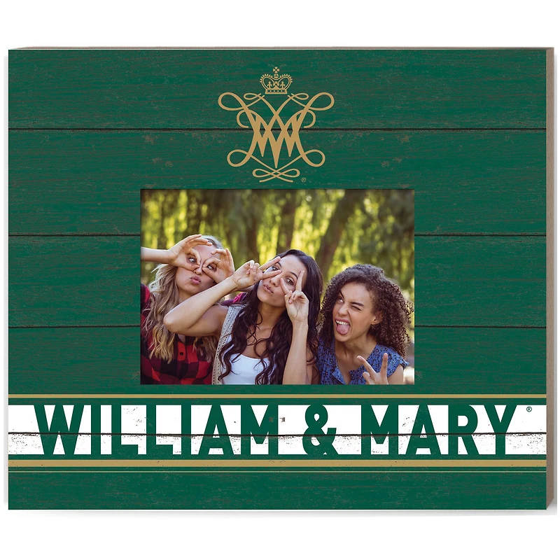 Green William & Mary Tribe 11'' x 13'' Team Spirit Scholastic Picture Frame