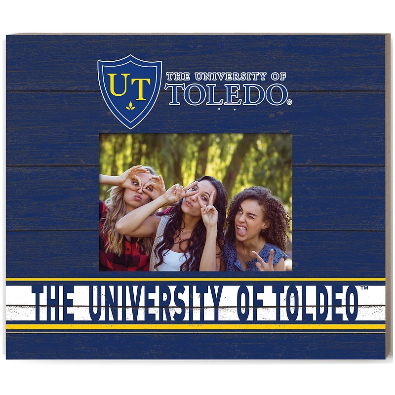 Navy Toledo Rockets 11'' x 13'' Team Spirit Scholastic Picture Frame