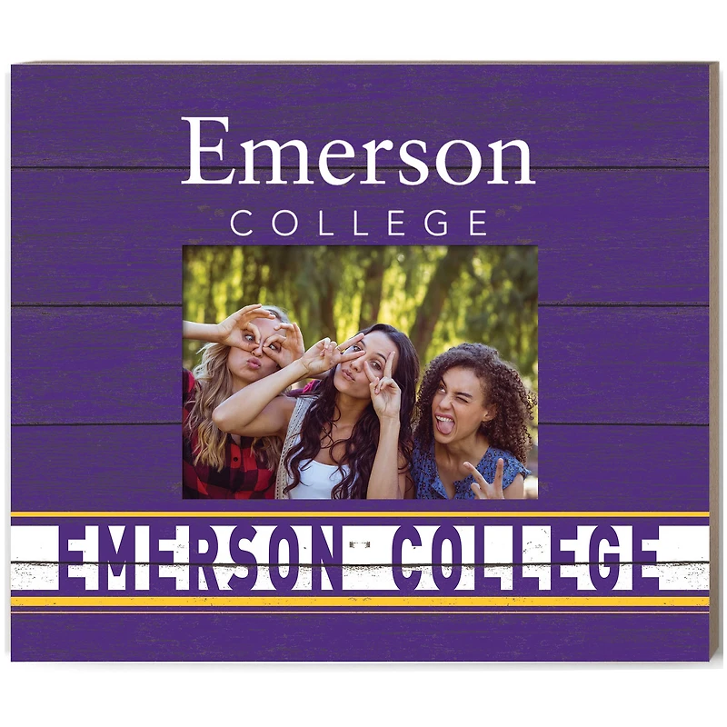 Purple Emerson College Lions 11'' x 13'' Team Spirit Scholastic Picture Frame