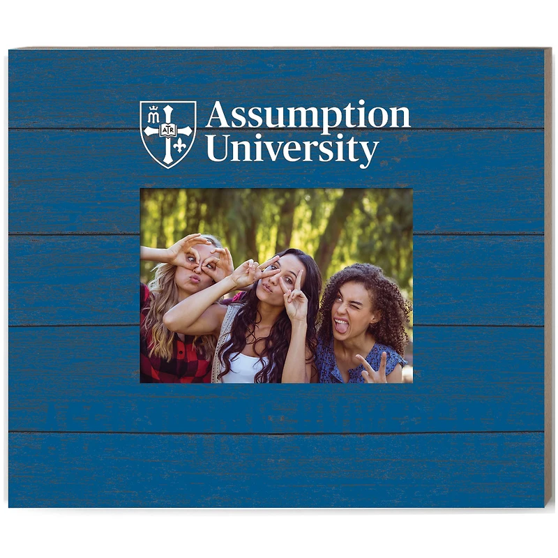 Blue Assumption Greyhounds 11'' x 13'' Team Spirit Scholastic Picture Frame