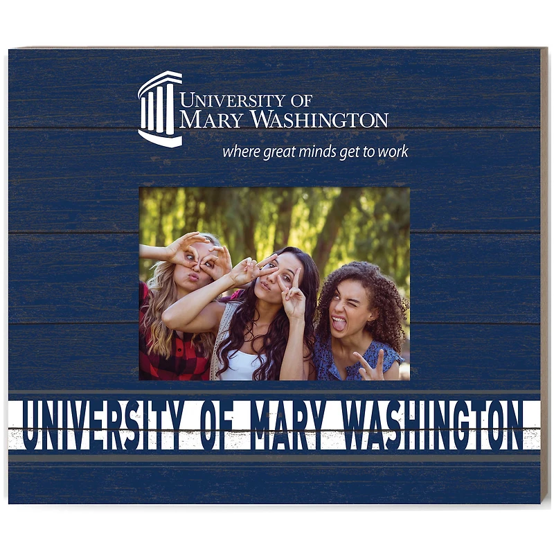 Navy University of Mary Washington Eagles 11'' x 13'' Team Spirit Scholastic Picture Frame