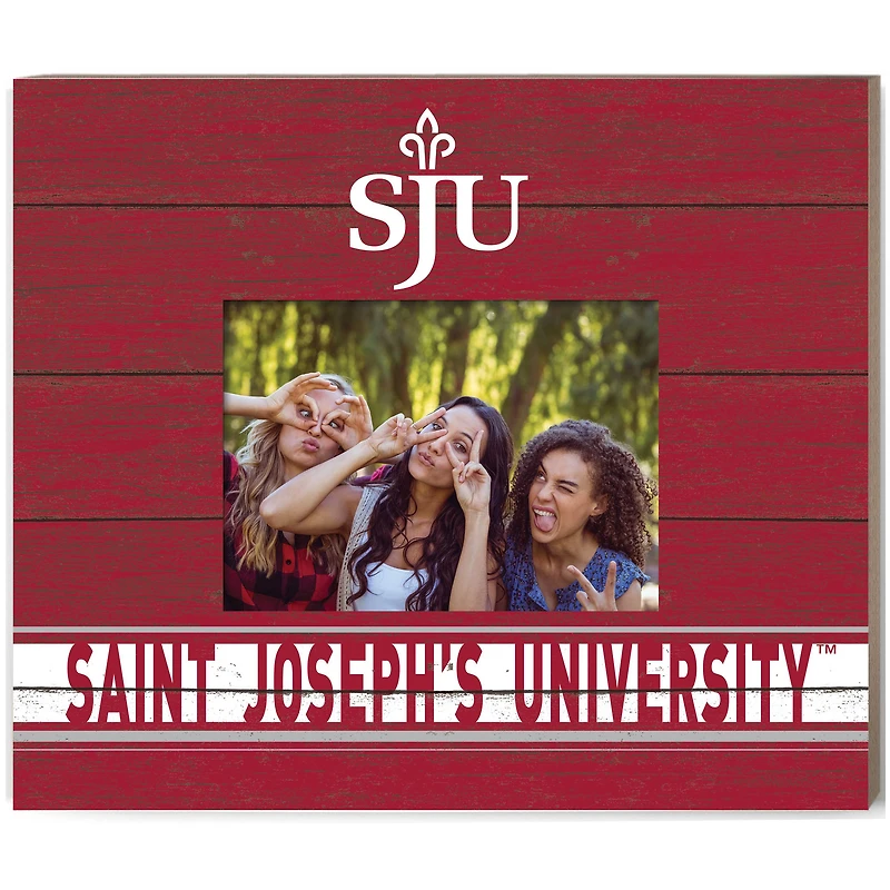 Crimson Saint Joseph's Hawks 11'' x 13'' Team Spirit Scholastic Picture Frame