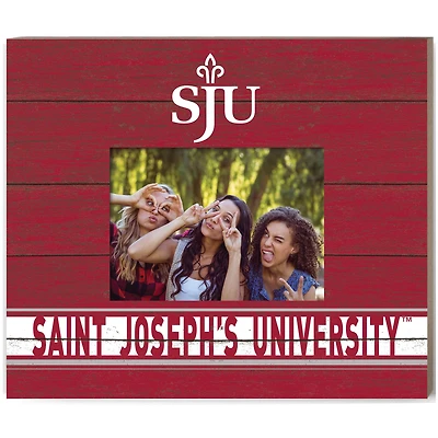 Crimson Saint Joseph's Hawks 11'' x 13'' Team Spirit Scholastic Picture Frame