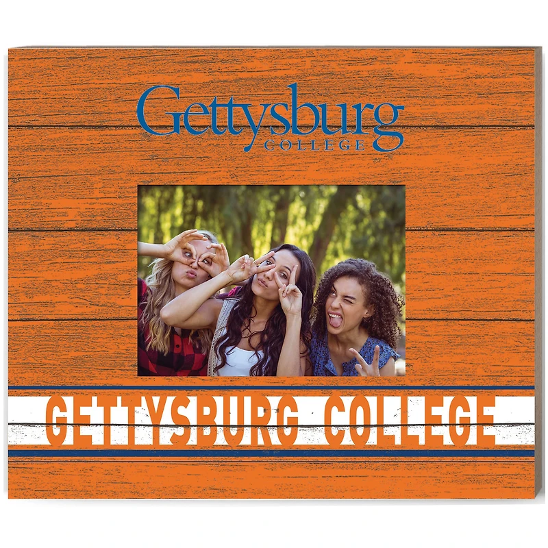 Orange Gettysburg Bullets 11'' x 13'' Team Spirit Scholastic Picture Frame