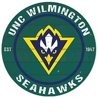 Teal UNC Wilmington Seahawks 20'' x 20'' Indoor/Outdoor Circle Sign