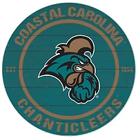 Teal Coastal Carolina Chanticleers 20'' x 20'' Indoor/Outdoor Circle Sign