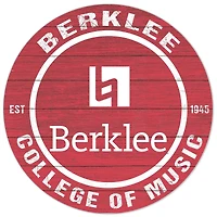 Red Berklee College of Music 20'' x 20'' Indoor/Outdoor Circle Sign