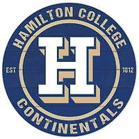 Blue Hamilton Continentals 20'' x 20'' Indoor/Outdoor Circle Sign