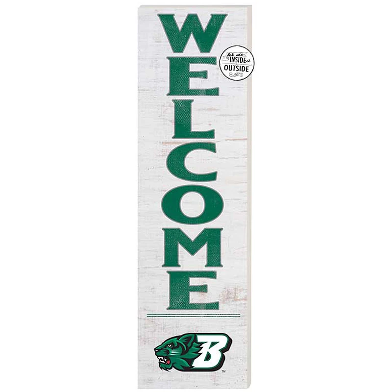 White Binghamton Bearcats 10'' x 35'' Indoor/Outdoor Welcome Sign