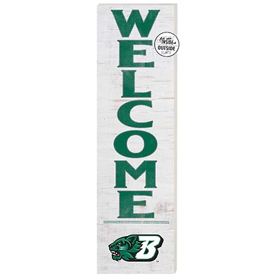 White Binghamton Bearcats 10'' x 35'' Indoor/Outdoor Welcome Sign