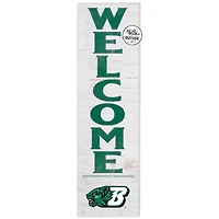 White Binghamton Bearcats 10'' x 35'' Indoor/Outdoor Welcome Sign