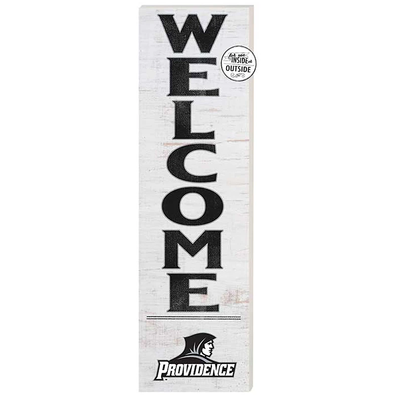 White Providence Friars 10'' x 35'' Indoor/Outdoor Welcome Sign