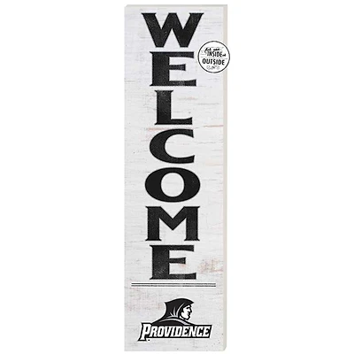 White Providence Friars 10'' x 35'' Indoor/Outdoor Welcome Sign