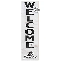 White Providence Friars 10'' x 35'' Indoor/Outdoor Welcome Sign